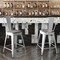 Flash Furniture 24" White Metal Counter Stool-Gray Poly Seat CH-31320-24GB-WH-PL2G-GG - alternate 4